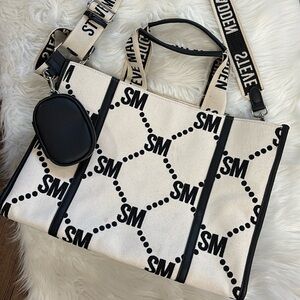 Steve Madden Canvas Book Tote